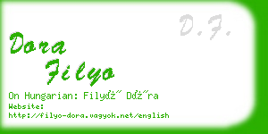 dora filyo business card